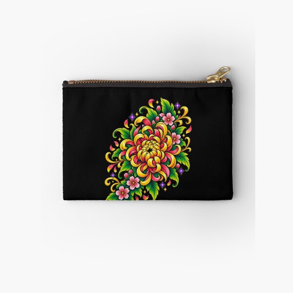 Item preview, Vivid Tropical Chrysanthemum Blossom Floral Art designed and sold by elderberry.