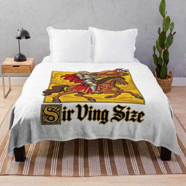 Item preview, Funny Sir Ving Size Medieval Feast Turkey Knight Thanksgiving Pun Art designed and sold by elderberry.