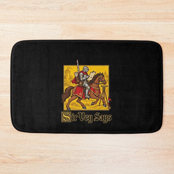 Item preview, Medieval Knight Surveyor Sir Vey Says Pun designed and sold by elderberry.