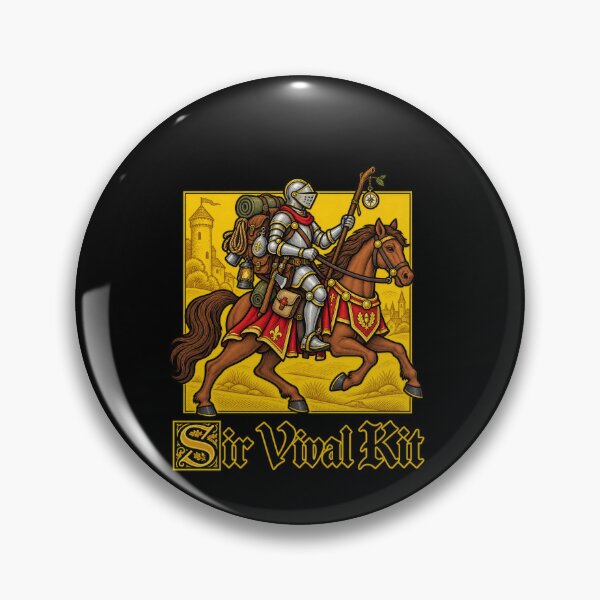 Item preview, Sir Vival Kit Medieval Knight Adventure Pun designed and sold by elderberry.