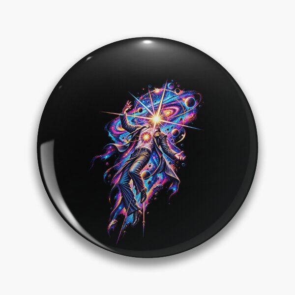 Item preview, Funny Cosmic Awakening Starburst Human Figure Art designed and sold by elderberry.