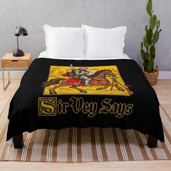 Item preview, Medieval Knight Surveyor Sir Vey Says Pun designed and sold by elderberry.