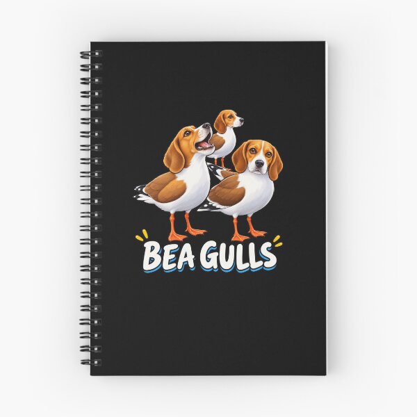 Item preview, Funny Beagulls Funny Beagle Seagull Pun Hybrid Birds Art designed and sold by elderberry.