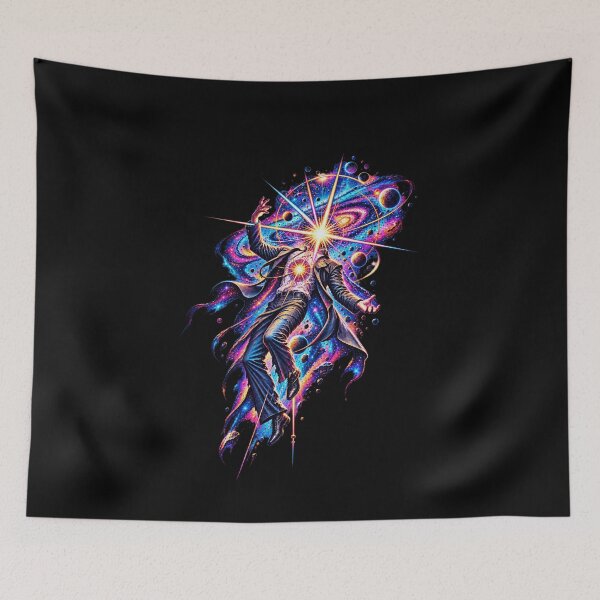 Item preview, Funny Cosmic Awakening Starburst Human Figure Art designed and sold by elderberry.