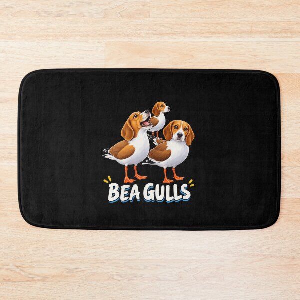 Item preview, Funny Beagulls Funny Beagle Seagull Pun Hybrid Birds Art designed and sold by elderberry.