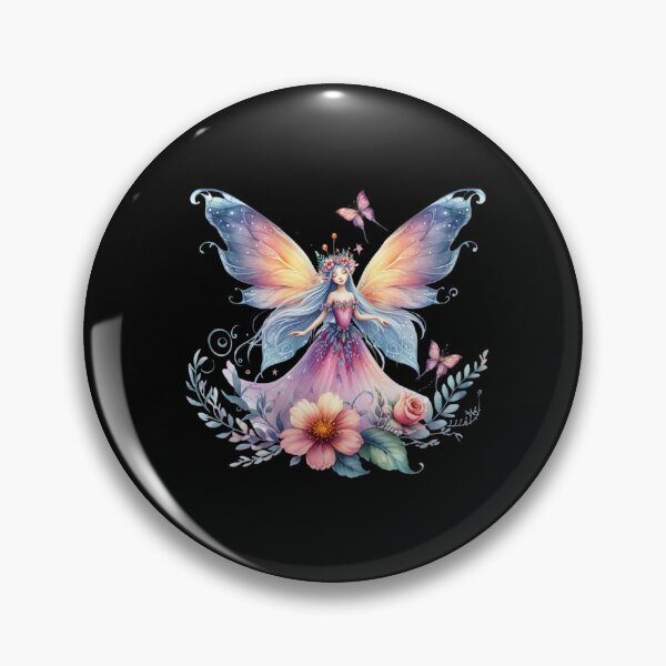 Item preview, Enchanting Fairy with Colorful Wings designed and sold by jierrfan.