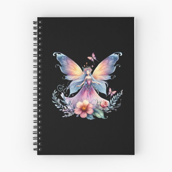 Item preview, Enchanting Fairy with Colorful Wings designed and sold by jierrfan.