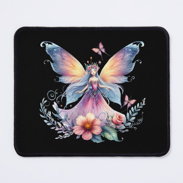 Item preview, Enchanting Fairy with Colorful Wings designed and sold by jierrfan.