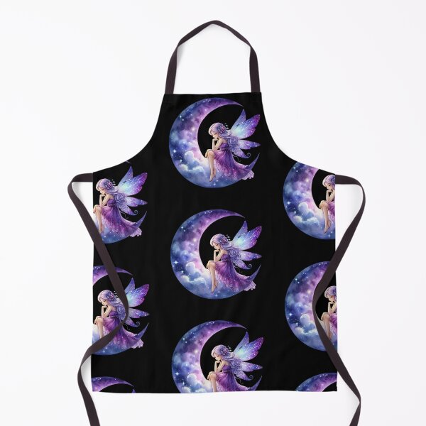 Item preview, Fairy Resting on a Crescent Moon designed and sold by jierrfan.