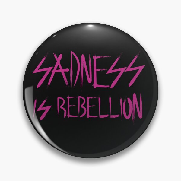 Item preview, Sadness is rebellion pink designed and sold by elnetoon.