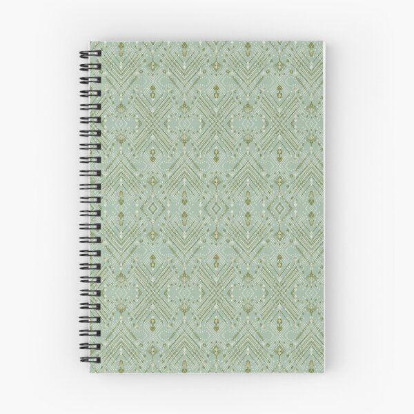 Item preview, Sage Green Abstract Geometric Tribal Pattern / Boho Chic Style  designed and sold by Fiorart Studio .