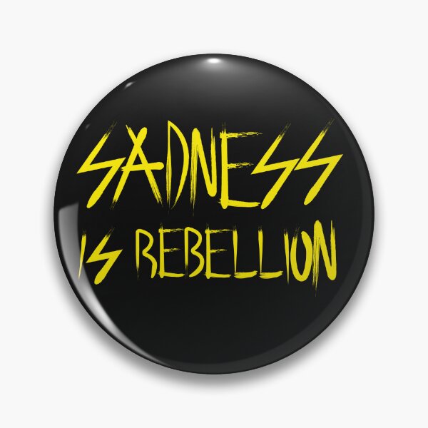 Item preview, Sadness is rebellion yellow designed and sold by elnetoon.