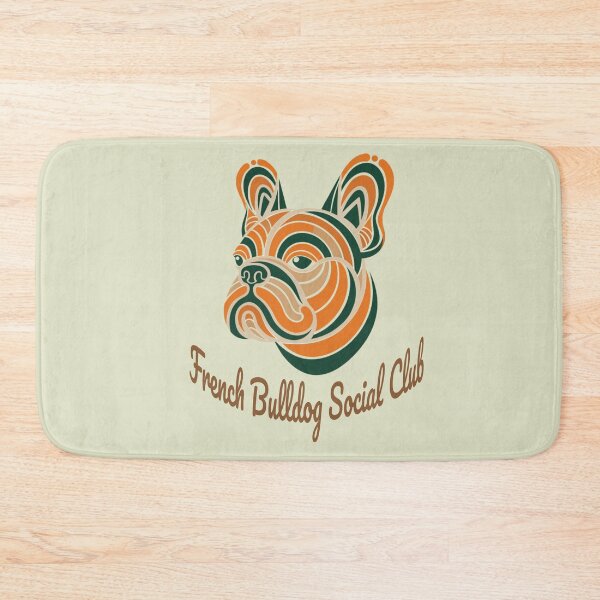 Item preview, French Bulldog Social Club Vintage Badge designed and sold by Kinship-Pets.