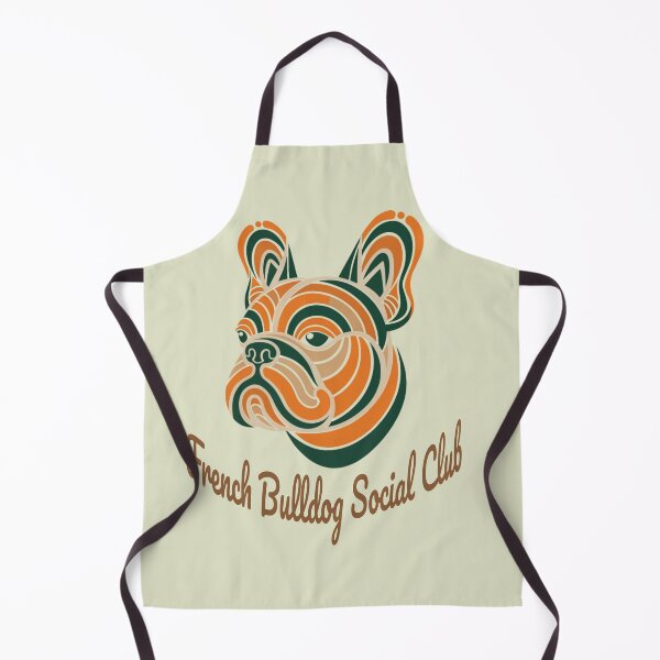 Item preview, French Bulldog Social Club Vintage Badge designed and sold by Kinship-Pets.