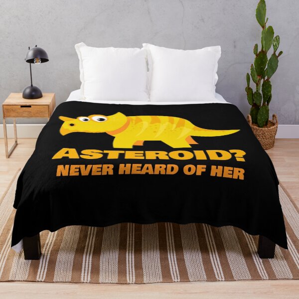 Item preview, Asteroid Never Heard of Her – Funny Triceratops Dinosaur Meme designed and sold by chaaval.