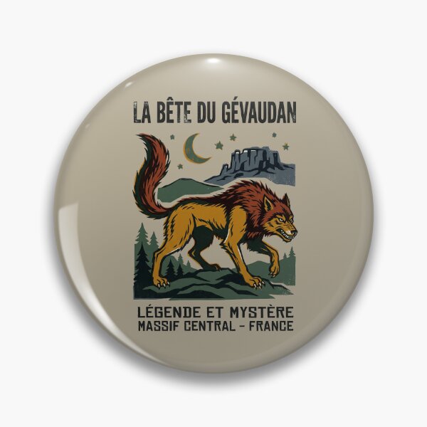 Item preview, Beast of Gevaudan Massif Central French Cryptid Graphic designed and sold by KiwiRider.