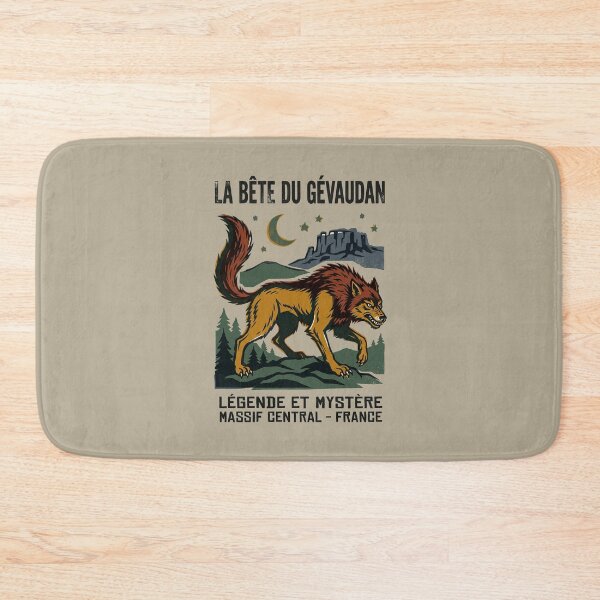 Item preview, Beast of Gevaudan Massif Central French Cryptid Graphic designed and sold by KiwiRider.