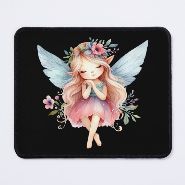 Item preview, Whimsical Fairy with Floral Crown designed and sold by jierrfan.
