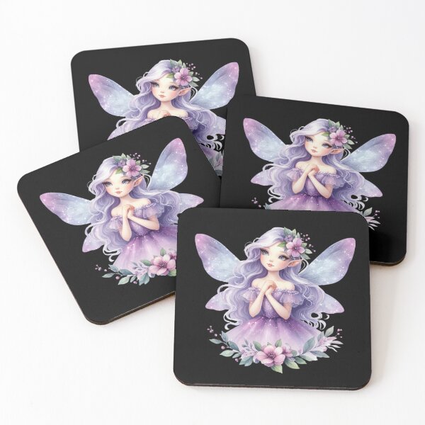 Item preview, Purple Fairy with Floral Crown designed and sold by jierrfan.