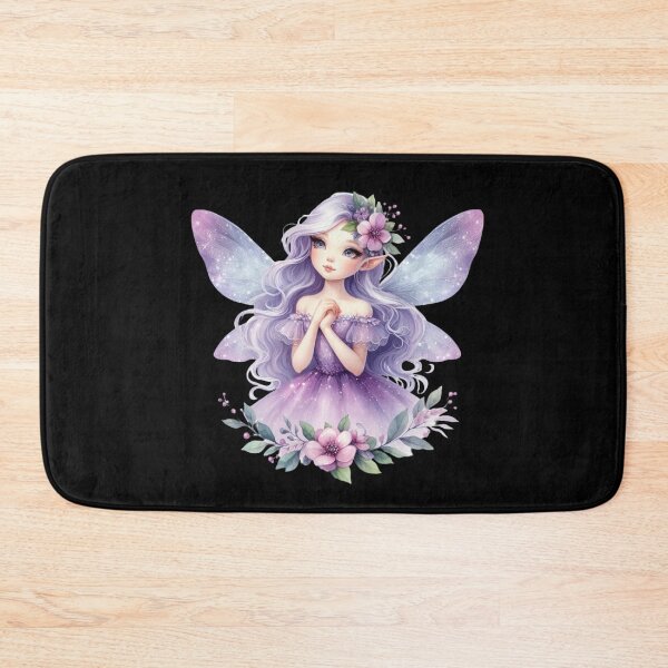Item preview, Purple Fairy with Floral Crown designed and sold by jierrfan.