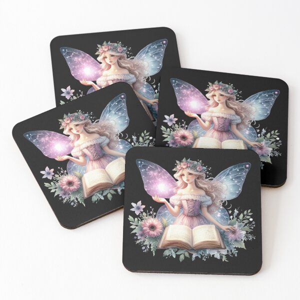 Item preview, Enchanting Fairy with Magical Book designed and sold by jierrfan.