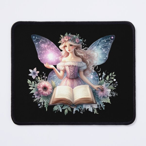 Item preview, Enchanting Fairy with Magical Book designed and sold by jierrfan.