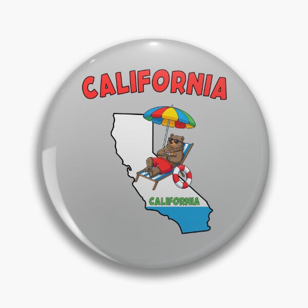 Item preview, California Bear Beach Life Summer Vacation Flag Silhouette Art designed and sold by mashmosh.