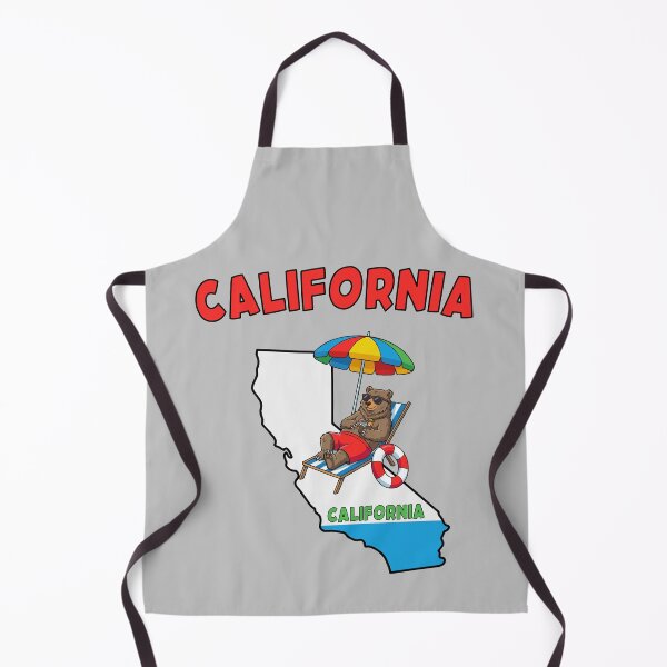 Item preview, California Bear Beach Life Summer Vacation Flag Silhouette Art designed and sold by mashmosh.