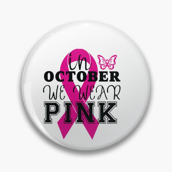 Item preview,  In October we wear pink, Breast cancer awareness , Breast cancer, pink ribbon designed and sold by BlueDiamond-19.