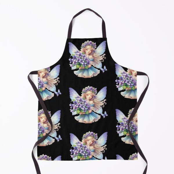 Item preview, Fairy Holding Violet Flowers designed and sold by jierrfan.