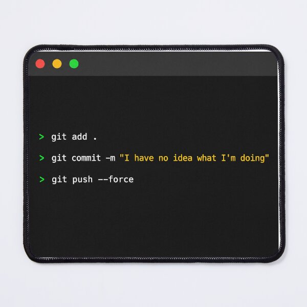 Item preview, Git Commit Panic Funny Programming Developer Sticker designed and sold by MARQUES DESIGN ART .