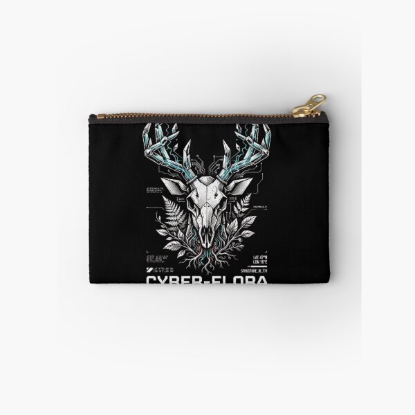 Item preview, Cyber Flora Cyberpunk Deer Skull designed and sold by Biczekdziczek.