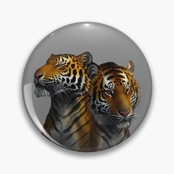 Item preview, Tigers in love portrait  designed and sold by Khala.