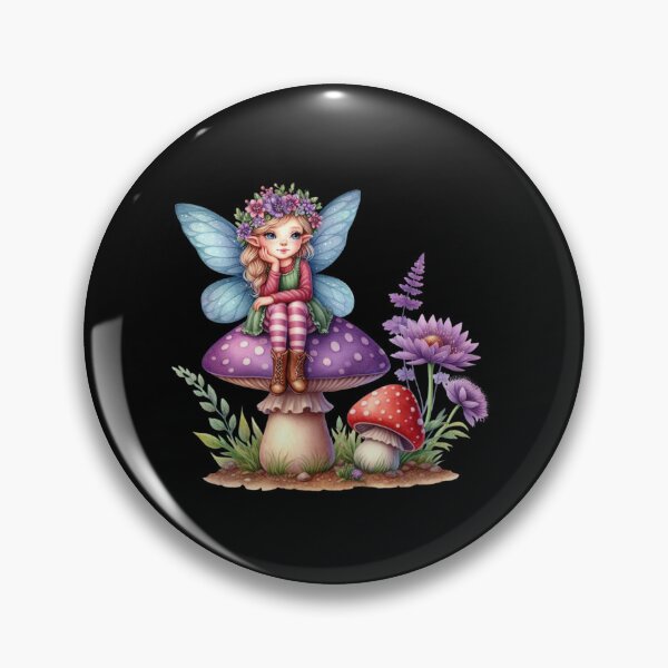 Item preview, Fairy Sitting on a Mushroom designed and sold by jierrfan.