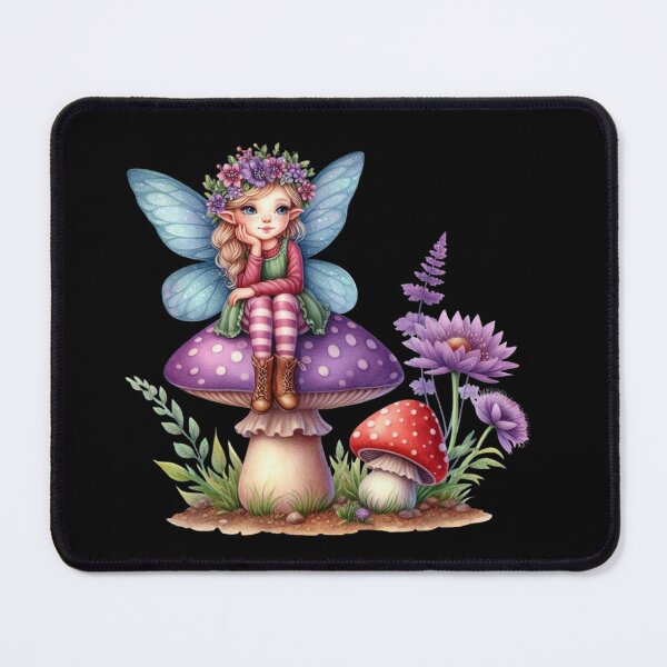 Item preview, Fairy Sitting on a Mushroom designed and sold by jierrfan.