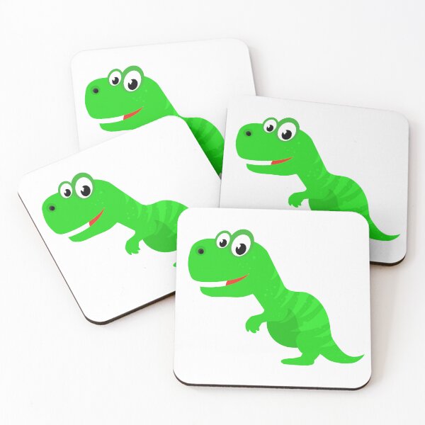 Item preview, Cute Green T-Rex Dinosaur – Kawaii designed and sold by chaaval.