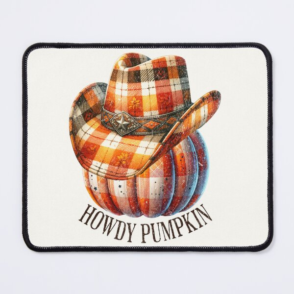 Item preview, Howdy Pumpkin Plaid Cowboy Hat Fall Western Aesthetic designed and sold by NotasCreativa.
