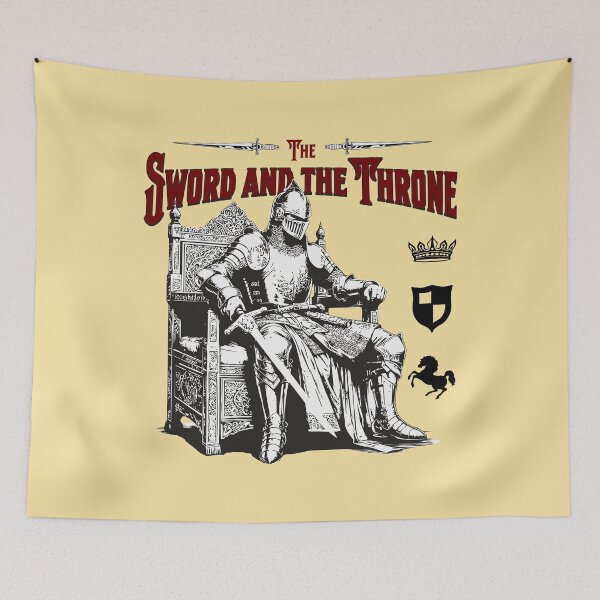 Item preview, The Sword and the Throne Medieval Knight King designed and sold by Sachie's Studio.