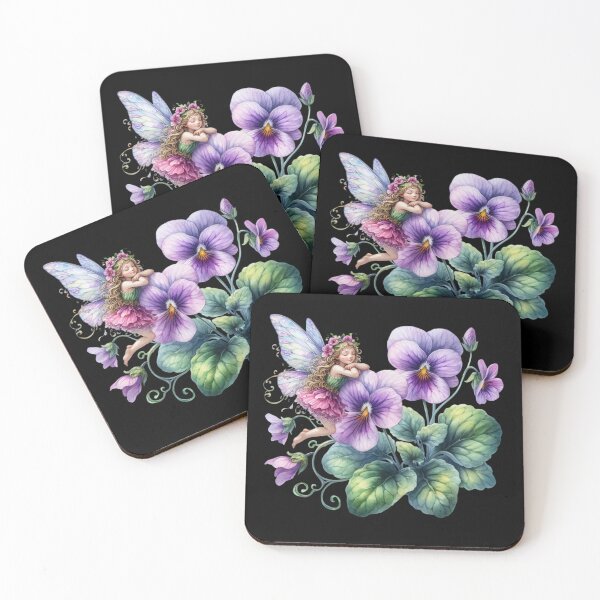 Item preview, Fairy Among Purple Flowers designed and sold by jierrfan.