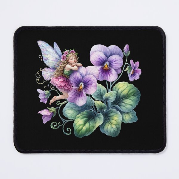 Item preview, Fairy Among Purple Flowers designed and sold by jierrfan.
