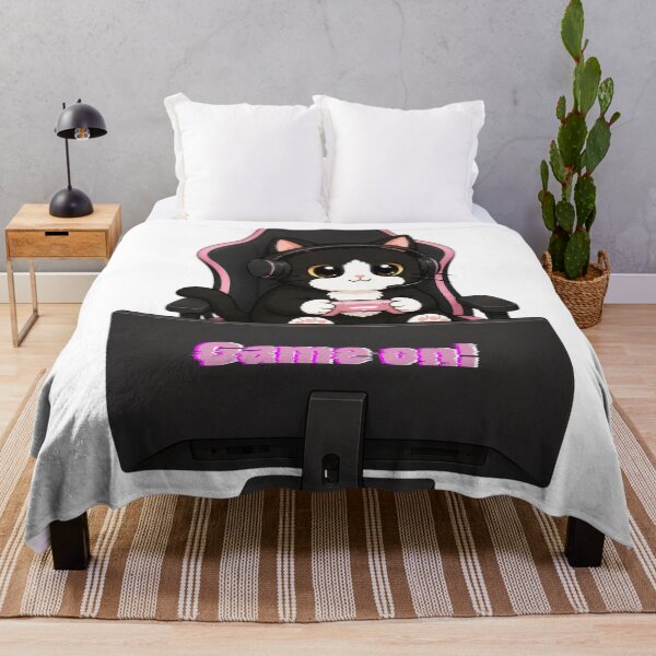 Item preview, Miso the Black Cat Gamer Sticker designed and sold by MAPCollectives.