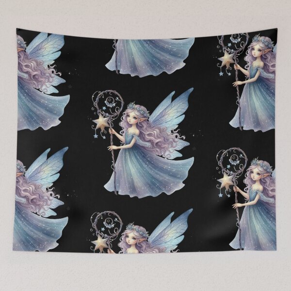Item preview, Magical Fairy with Star Wand designed and sold by jierrfan.