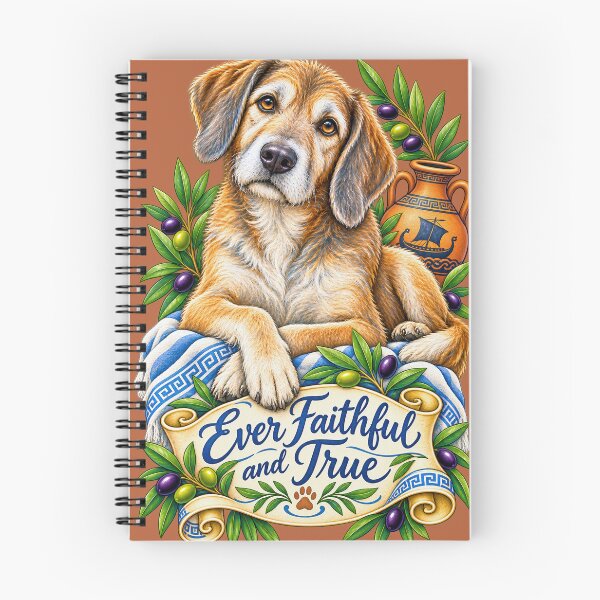 Item preview, Loyal Dog Greek Mythology Art — Argos Ever Faithful and True designed and sold by kornkobart.