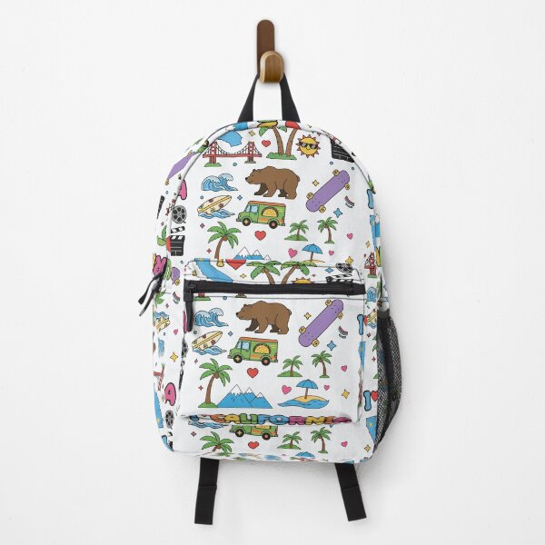 Item preview, I Love California Colorful Aesthetic Summer Culture Doodles designed and sold by mashmosh.