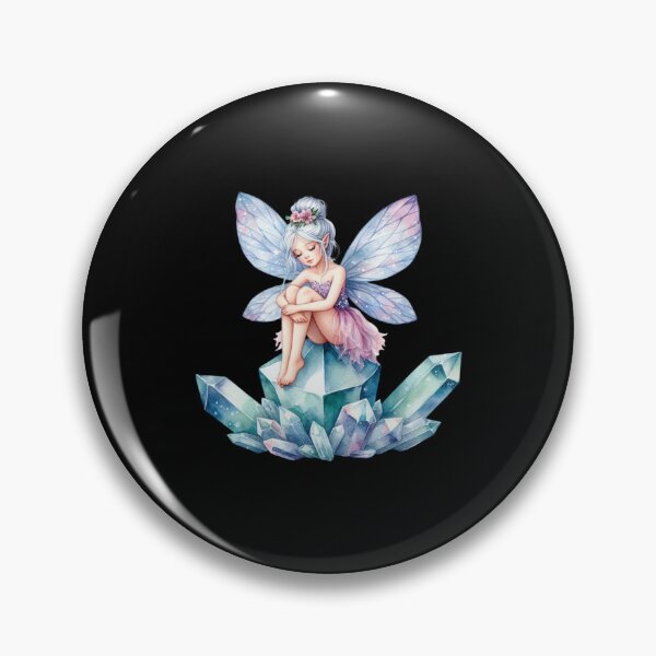 Item preview, Fairy Sitting on Crystal Cluster designed and sold by jierrfan.