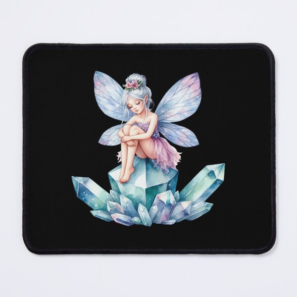 Item preview, Fairy Sitting on Crystal Cluster designed and sold by jierrfan.