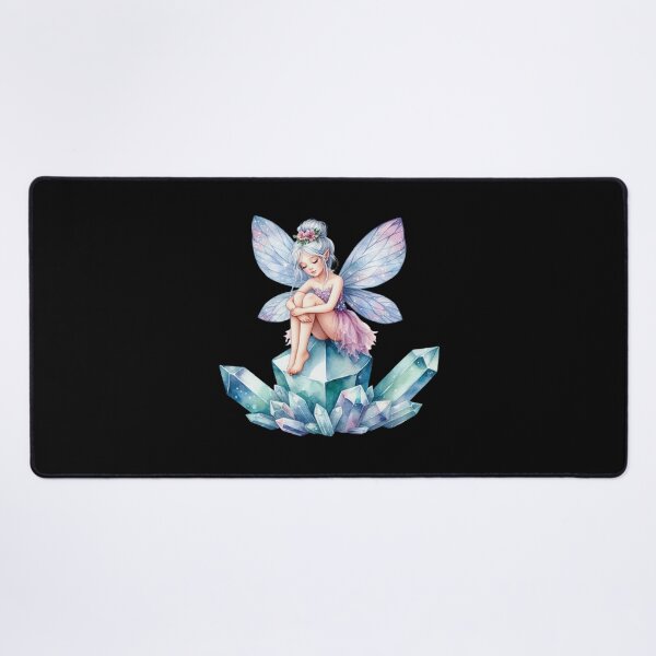 Item preview, Fairy Sitting on Crystal Cluster designed and sold by jierrfan.