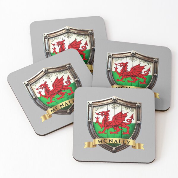 Item preview, McNally Welsh Heritage Crest Shield designed and sold by Highlandkings.