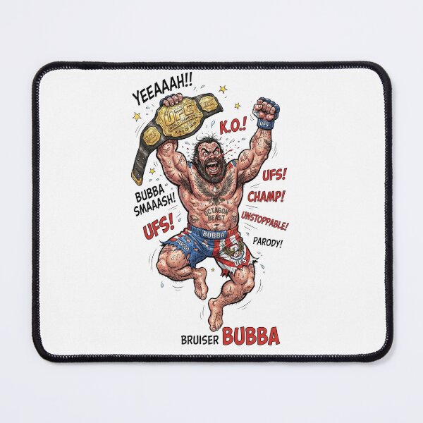 Item preview, Bruiser Bubba Funny MMA Fighter Parody Comic Art designed and sold by annaarthk.