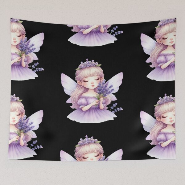 Item preview, Fairy Princess Holding Flowers designed and sold by jierrfan.